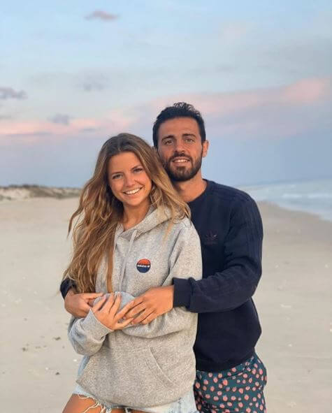 Ines Tomaz's post on Instagram wishing her boyfriend, Bernardo Silva, on his birthday.